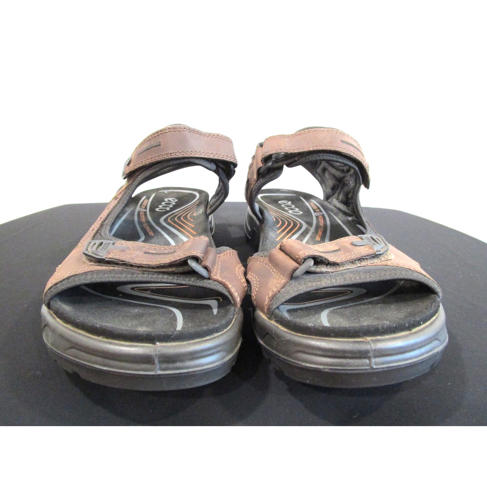 ECCO Yucatan Brown Leather Hiking Sport Sandals Men 47 EU/13 US - Picture 4 of 9